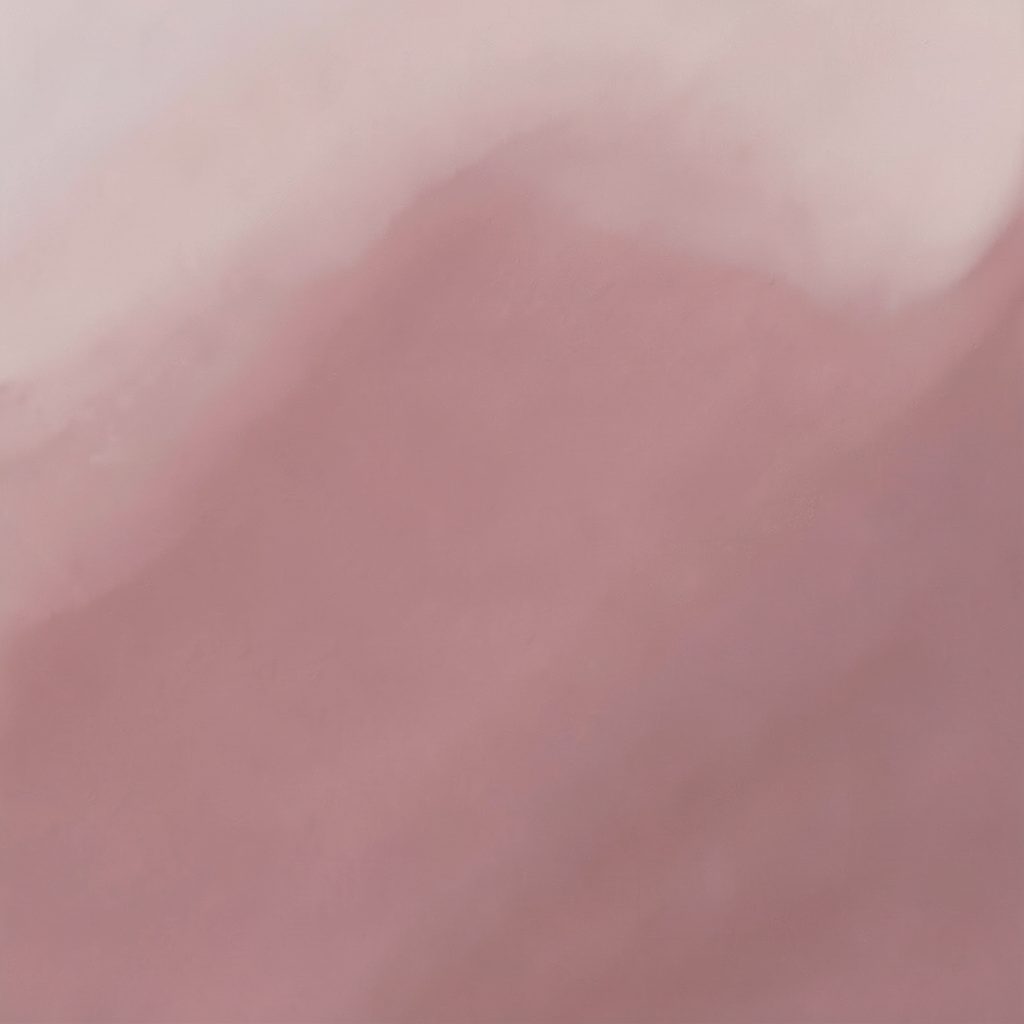 Soft gradient blending cream and dusty rose, with a minimalist abstract texture that feels approachable and modern